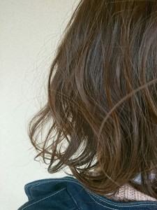 笠岡美容室Gratia(グラーティア)。　春のナチュラルグラデーション。