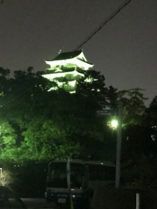 ★福山城の夜桜。　★新しくワックスを入荷しました。